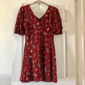 🍂Gorgeous Autumn floral dress🍂 size Medium